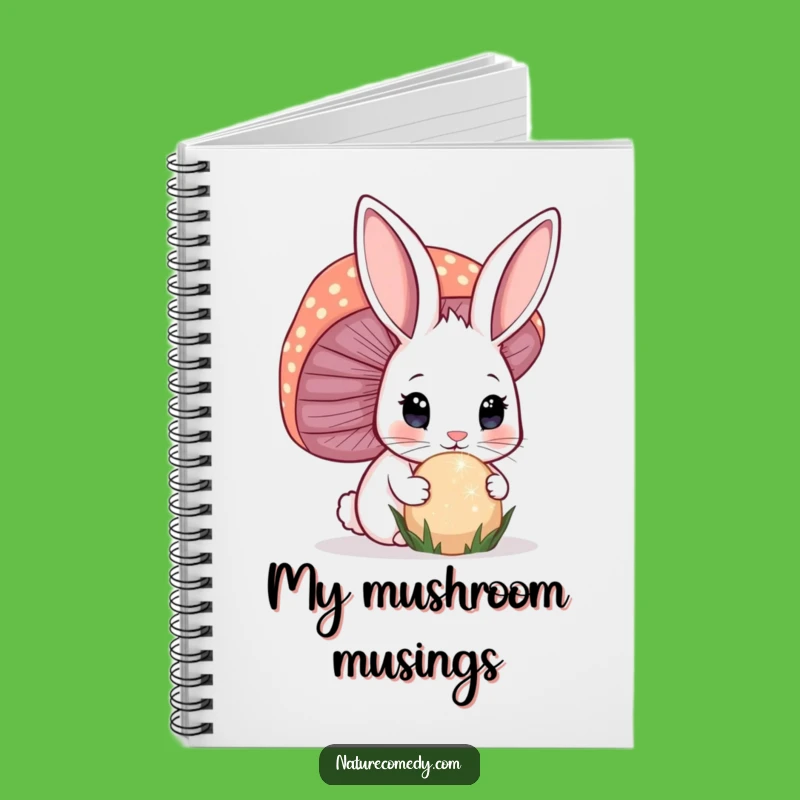 Funny Bunny Mushroom Notebook: Journal Your Magical Adventures!