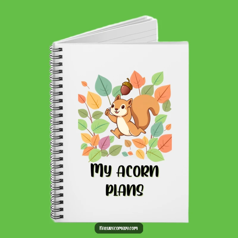 Funny Squirrel Notebook: Autumn Ideas Leap Out, Perfect Funny Gift