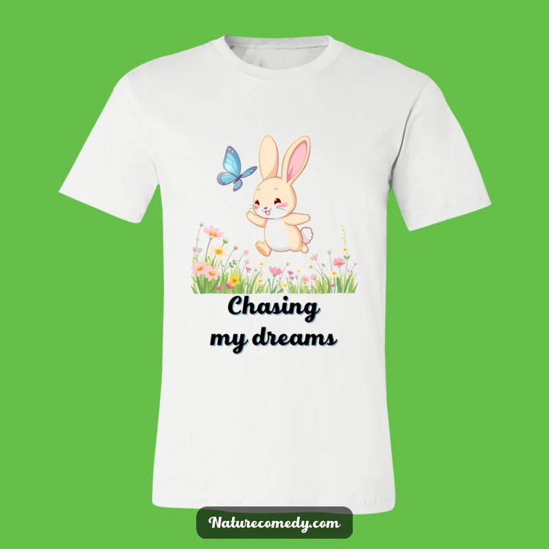 Funny Bouncing Bunny T-Shirt: Embrace Playful Meadow Adventures